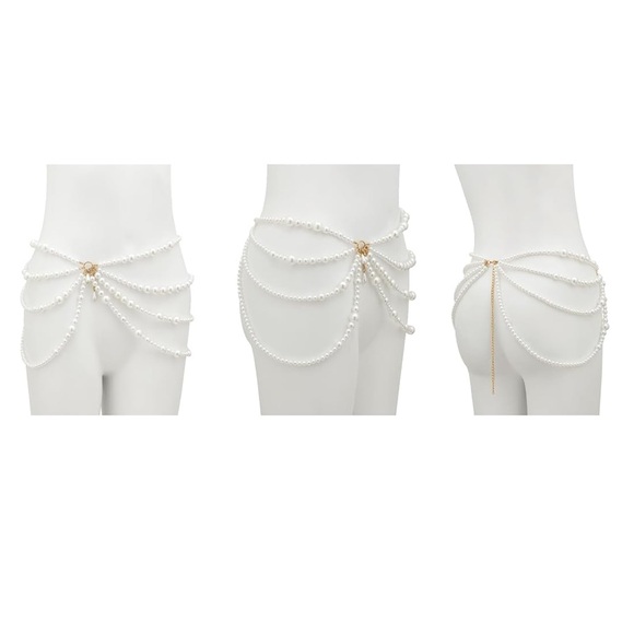 Gorgeous Body Pearls Hip Belt OS - Picture 11 of 15